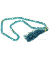 Crystal Tasbeeh (100 prayer beads) - Sky Blue